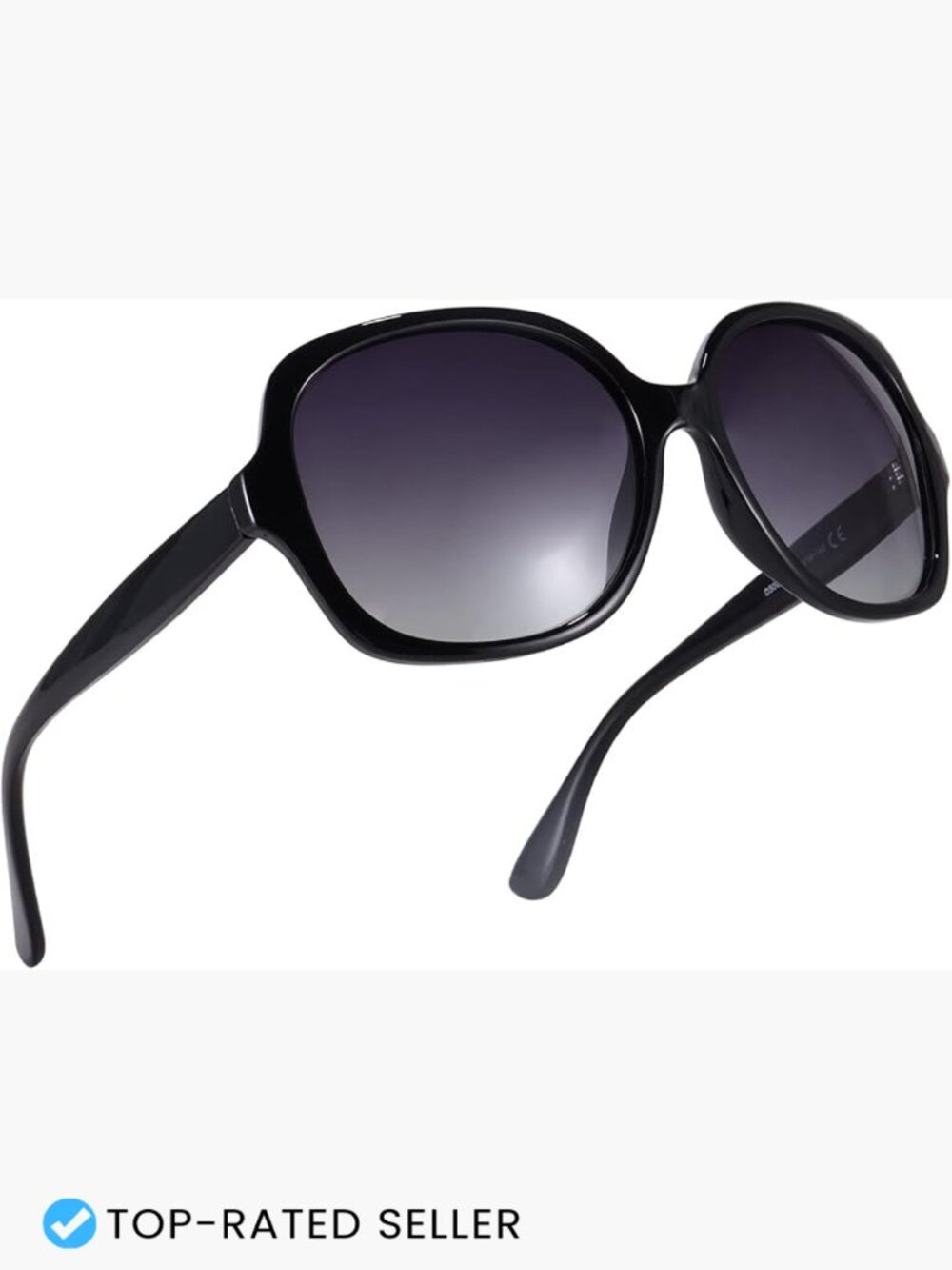 Oversized Square Polarized Sunglasses UV Protection Unisex Retro Shades - Picture 1 of 7